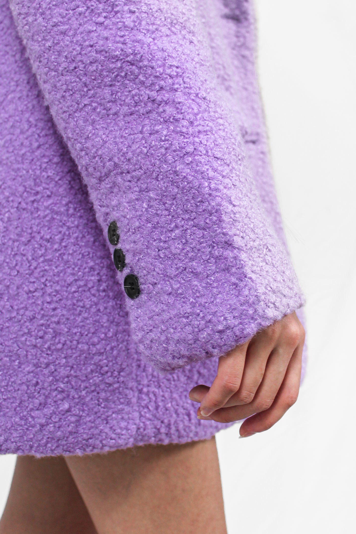 Purple Fleece Coat