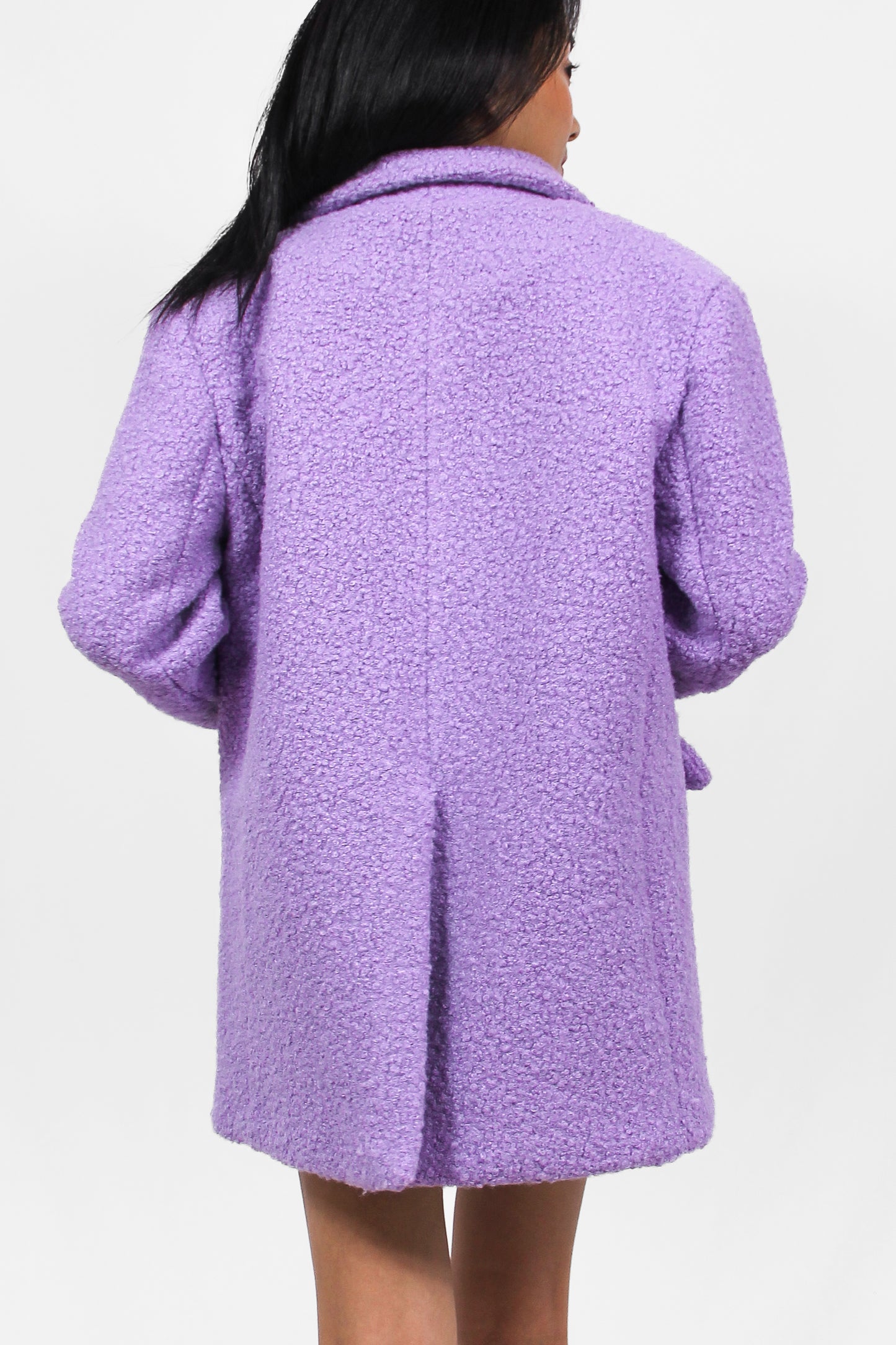 Purple Fleece Coat